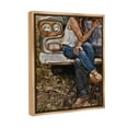 thumbnail image 4 of Stupell Industries Loving Farmhouse Couple Transportation Painting Brown Floater Framed Canvas Art Print Wall Art, 17 x 21, 4 of 10
