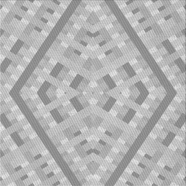 Ahgly Tapis d'Intérieur Lavable en Machine Carré Transitionnel Gris Oie Gris, 5 Pieds Carré