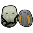thumbnail image 4 of Naiovety Casco de motocicleta Vintage gorras de béisbol mujeres hombres ciclismo cuero seguridad Scooter eléctrico casco protección para la Ciclismo Amarillo negro, 4 of 6