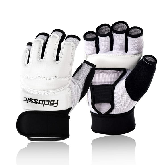 Kickboxing Sparring Gloves Mma Gloves Boxing Gloves For Men Women Kids Half Finger Punching Bag Gloves Fighting Gloves Ufc Gloves For Men Women Boxing Training White Medium