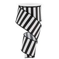 thumbnail image 2 of 2.5" Medium Horizontal Stripe Ribbon: Black (10 Yard), 2 of 2