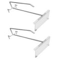 thumbnail image 4 of YUYUETIME 2Sets Stainless Steel Hook for Shop Display Pegboard Keeps Accessories 7.7X2.2In, 4 of 8