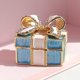 thumbnail image 2 of Mini organizador de joyas caja contenedor para anillos colgantes pendientes Azul Zulema cajas de joyería de terciopelo, 2 of 4