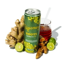 Siponey Roots Non Alcoholic Cocktail, Moscow Mule, Made with All Real Ingredients, Seltzer, Soda. 6 Pack. 12oz Cans 0.0% ABV. Mocktails