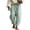 Z38 Green, variant on Beach Pants for Men Lightweight Linen Harem Pants Loose Flowy Casual Summer Vacation Boho Joggers with Pockets Black,S