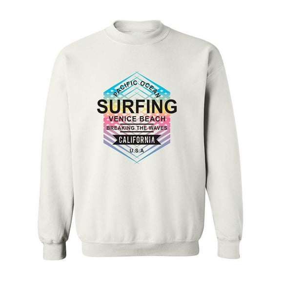 Pacific Ocean Surf Sweatshirt Men -Image by Shutterstock, Male 4X-Large