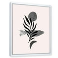 thumbnail image 3 of Designart 'Abstract Black Tropical Leaf II' Modern Framed Canvas Wall Art Print, 3 of 5
