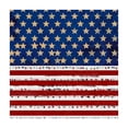 thumbnail image 4 of Awypu Flag Stars Stripes Square Tablecloth Full Width Single-Sided Printing 100% Polyester Fiber 40*40, 4 of 8