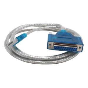 - SABRENT USB PRINTER CABLE 6 FT USB A MALE TO PARALLEL DB25F