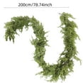 thumbnail image 4 of 6FT Artificial Christmas Garland with Pinecones, Realistic Cedar Pine Greenery for Fireplace Mantel, Stair Railing, Wall, and Indoor Outdoor Holiday Decor, 4 of 6
