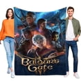 thumbnail image 1 of Baldur's Gate anti-pilling, suave, ligera, esponjosa y acogedora de lujo para hogar y cocina – Perfecta para niños y adultos,120X150cm, 1 of 6