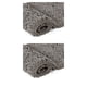 thumbnail image 3 of Monstrate Alfombrilla de chenilla sin derramamiento con fuerte absorción de agua rápida y fuerte absorción baño gris profundo 17*24 pulgadas Gris profundo 17*24 pulgadas 2Conjunto, 3 of 6