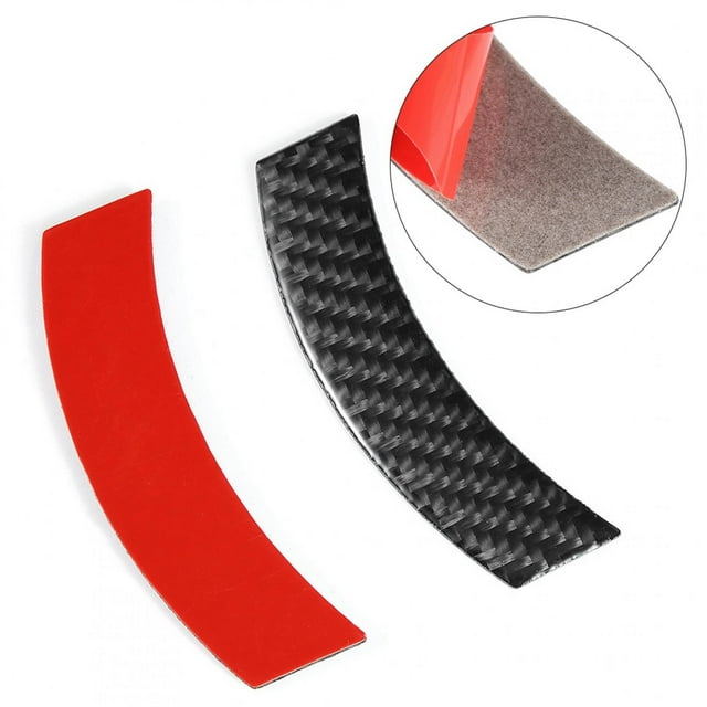 Cubierta del marco de navegación, 2 piezas de fibra de carbono, embellecedor de la cubierta de navegación del coche, embellecedor del marco de navegación, los mejores materiales