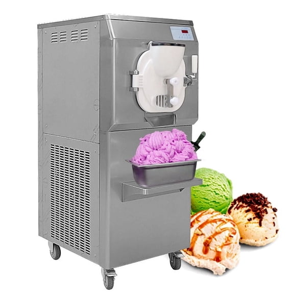 Kolice Commercial Italia Water Ice Cream Machine,Hard Ice Cream Machine-22-25 Gallon/Hour, ETL