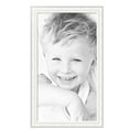 thumbnail image 2 of ArtToFrames 25" x 45" Majestic White Picture Frame, 25x45 inch Silver Wood Poster Frame (WOM-5198),  Pack, 2 of 7