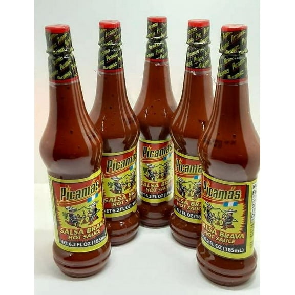 PICAMAS Sauce, RED, Net 6.2 fl (185 ml), 5 Bottles