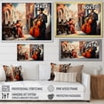 thumbnail image 4 of Designart "Awakening of Harlem Renaissance I" People Framed Wall Art Decor - Global Black Harlem Renaissance Entryway Framed Wall Art Print, 4 of 6