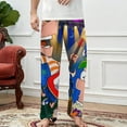 thumbnail image 3 of Phineas And Ferb Pajamas Pants 3D Printing Wide Leg PJ Pant Loungewear Casual Comfy Sleepwear Lounge Pants for Men Women4XL, 3 of 9