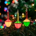thumbnail image 2 of 7-Light Traditional Christmas Bubble Light Set with Red/Yellow/Blue Liquid, 7 Feet, 2 of 5