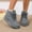 Gray, variant on Women's Slip on Ankle Boots, Fall Winter Round Toe Lace Up Flat Warm Fleece Lined Cotton Boots with Breathable Upper and Non Slip Sole, Cozy Winter Footwear for Cold Weather Daily Wear