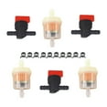 thumbnail image 2 of LABLT 1/4" Fuel Gas Filter Shut Cut Off Valves Clamps Replacement for Briggs & Stratton in Line, 2 of 3