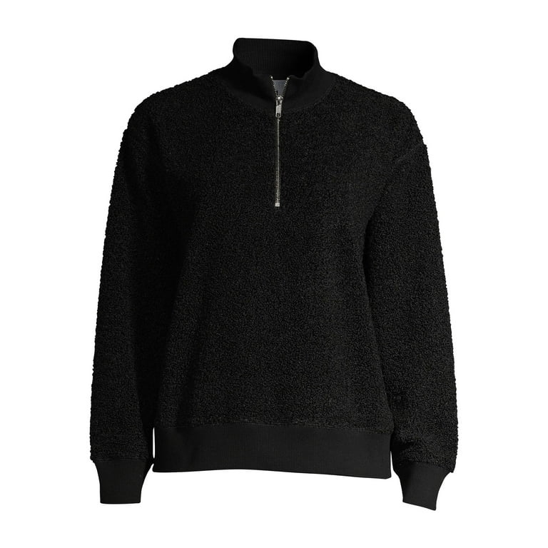 Sherpa pullover walmart time and tru cheap