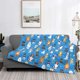 thumbnail image 2 of Fotbe Cute Dogs Manta de Franela con Estampado, Manta Ultrasuave para Cama, Sofá, Auto, Hipoalergénica y Antibolitas-80"x60", 2 of 6