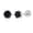 Silver, with Black Stone, variant on 925 Sterling Silver Birthstone Stud Earrings with Screw Flat Back Minimalist Stackable Earrings Round Cut Hypoallergenic Piercing Jewelry Gifts for Women, April 4mm Silver