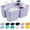 Violet, variant on ANHXN Portable Shower Caddy, Caddy Organizer with Handle, Plastic Shower Basket Hold Soap, Shampoo, Hair Supplies and Beauty Products, Cleaning Supplies Organizer for Home, Dorm, Shelf and Cabinet