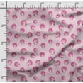 thumbnail image 2 of Soimoi Llama Alpaca Printed, Poly Canvas Fabric, Decor Sewing Fabric by The Yard 56 Inch Wide,Decorative Fabric for Curtains Tote Bags, Magenta, 2 of 5