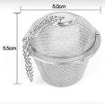 thumbnail image 2 of Batería de Cocina Colador de té de acero inoxidable con bloqueo de malla de especias de té de acero inoxidable de 5,5 cm Ndcxsfigh Nuevos Originales, 2 of 3