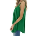 thumbnail image 3 of UVN Tank Tops for Women Pleat Spaghetti Strap Camisole Sleeveless Summer Tops Loose Fit Beach Tank Ladies Casual Tank Top, 3 of 7