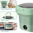 thumbnail image 3 of YasTant 6.5L Mini Washing Machine, Foldable Washer, Small Portable Washing Machine for Apartment, Laundry, Camping, RV, Travel, Underwear, Socks, Baby Clothes (110V-260V), 3 of 15