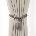 thumbnail image 4 of Christmas C1earance Sales! SRUILUO Curtain Tiebacks, Curtain Ties for Drapes, Adjustable Curtain Tie Backs, Modern Curtain Holdbacks for Thin Or Thick Home & office Window Draperies 1Pc Gray, 4 of 6