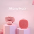 thumbnail image 2 of 1PCS/Set Pink Square Cleansing Brush Face Silicone Beauty Cleansing Brush Facial Pore Cleansing Wash Brush Deep Pore Cleansing, 2 of 7