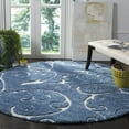 thumbnail image 1 of SAFAVIEH Florida Douglas Floral Vines Shag Area Rug, 1 of 6