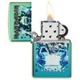 thumbnail image 3 of Zippo Iron Maiden High Polish Teal Pocket Lighter, 3 of 6