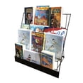 thumbnail image 3 of FixtureDisplays® 4-Tier 18" Wire Display Rack Literature Brochure Magazine Stand Book Tabletop Rack - Black 119360, 3 of 5