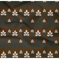 thumbnail image 4 of oneOone Organic Cotton Poplin Twill Fabric Floral Ikat Printed Craft Fabric BTY 42 Inch Wide, 4 of 4