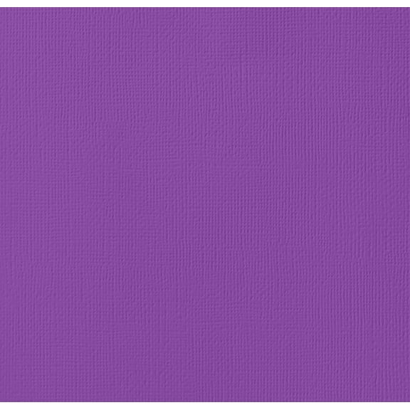 American Crafts 80lb Textured Cardstock 12"X12"-Grape