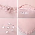 thumbnail image 3 of Bolsa de maquillaje portátil de viaje para hombres y mujeres, bolsa de almacenamiento de artículos de tocador portátil de gran capacidad, 3 of 5