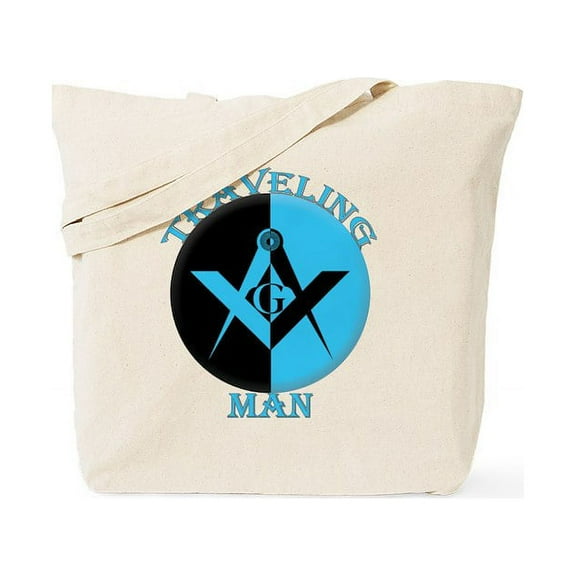 CafePress - The Traveling Man Tote Bag - Unisex Canvas Tote Bag, Beige, 1-Piece