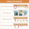 thumbnail image 4 of 8Pcs Felt Pin Board Bar Strips Wheat Self-Adhesive Bulletin Board Sticky Notes Rectangle with 40Pcs Iron Map Pins for Memo Notepads Photos Notes Classroom Home Office Schedules Wall Decor, 4 of 9