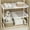 White, variant on AuroraX Stackable Closet Organizer Shelf for Clothes,Closet Organizers and Storage Wire Shelf Foldable Closet Shelf Divider Shoe Cabinet Divider White