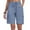 Light Blue women cargo shorts a1, variant on Women's Cargo Drawstring Loose Shorts Casual Solid Vacation Beach Hiking Activewear Bermuda Pants Summer Travel Lounge Trousers, Black S