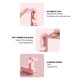 thumbnail image 4 of Ventilador de Mano Recargable 3 Velocidades Mini con Power Bank Linterna Rosa, 4 of 8