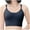 Blue, variant on HWRETIE Cross-Back Supportive Sports Bra for High-Impact Workouts - Ladies Sports Bras Shockproof Large Size No Steel Rings Bra Woman's Yoga Fitness