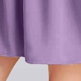 thumbnail image 6 of mgoYE Casual Toddler Girl Dress Little Girls Kids Summer Ruffle Mini Dress Square Neck Lantern Sleeve Short Dress Tulle Smocked(Purple,2-3 Years), 6 of 8