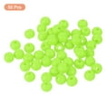 thumbnail image 3 of Uxcell 50 Pack 6mm Silicone Beads, Round Loose Rubber Bead for DIY Fluorescent Green, 3 of 7