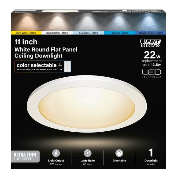 Luminaria Feit Electric LED de 11 pulgadas, regulable, 850 lúmenes